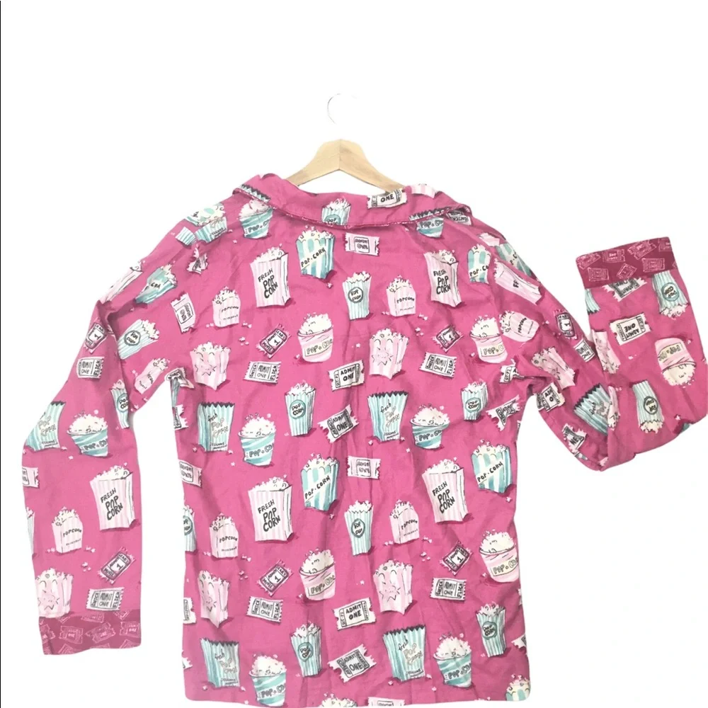 Munki Munki Ladies’ Flannel Women’s Pajama Top Medium